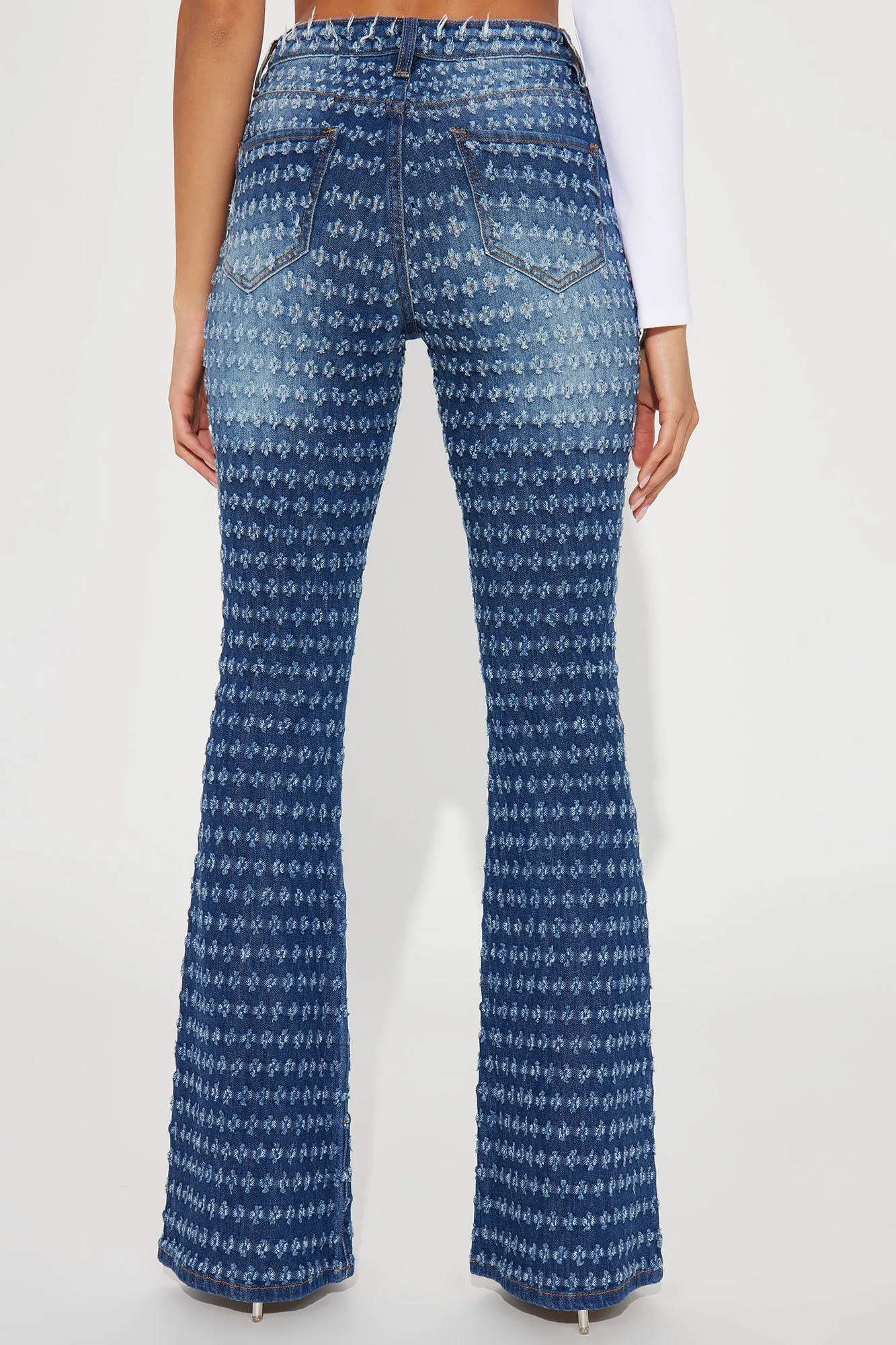 About The Feels Stretch Flare Jeans - Dark Wash