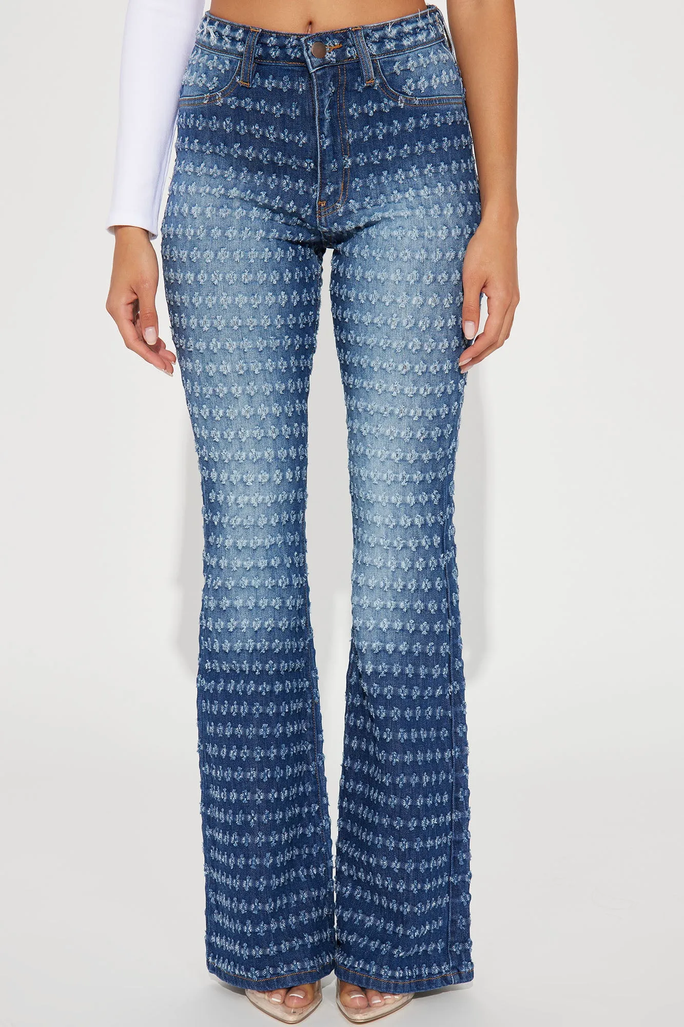 About The Feels Stretch Flare Jeans - Dark Wash