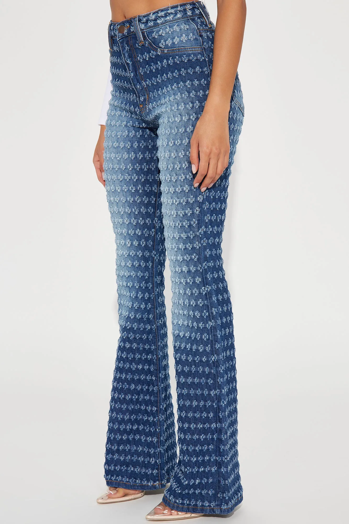 About The Feels Stretch Flare Jeans - Dark Wash
