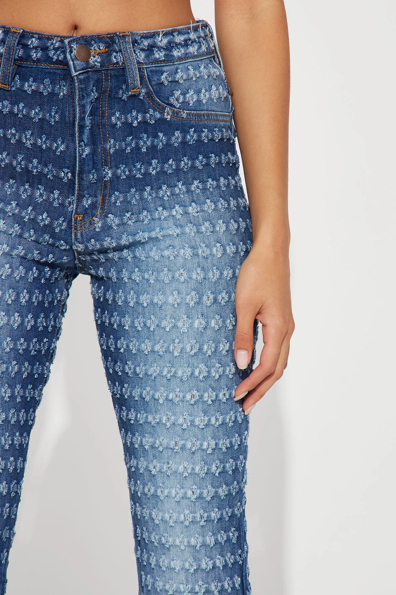 About The Feels Stretch Flare Jeans - Dark Wash