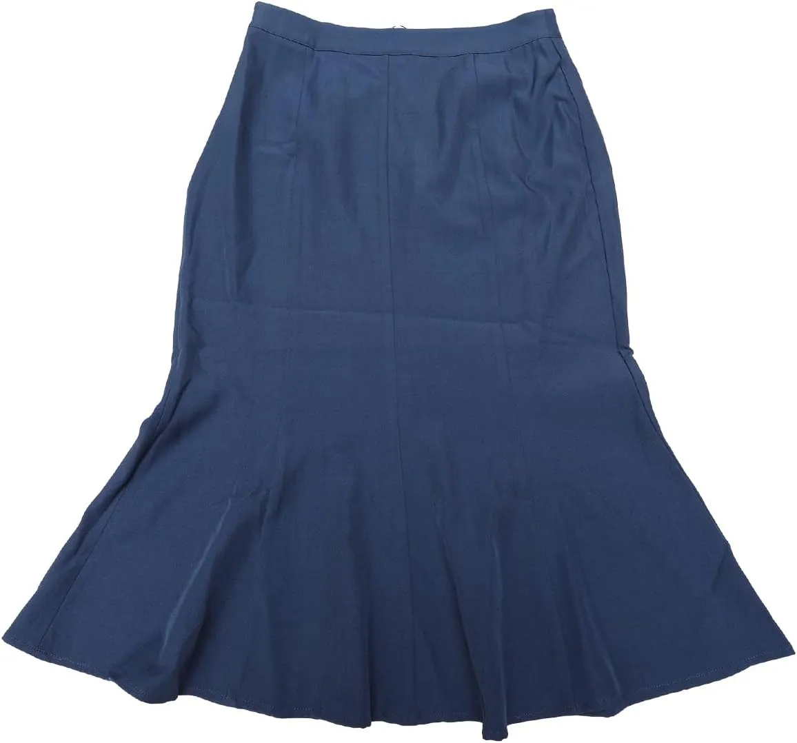 Allegra K Ruffle Hem Pencil Skirt for Women's Mermaid High Waist Business Elegant Casual Midi Skirts