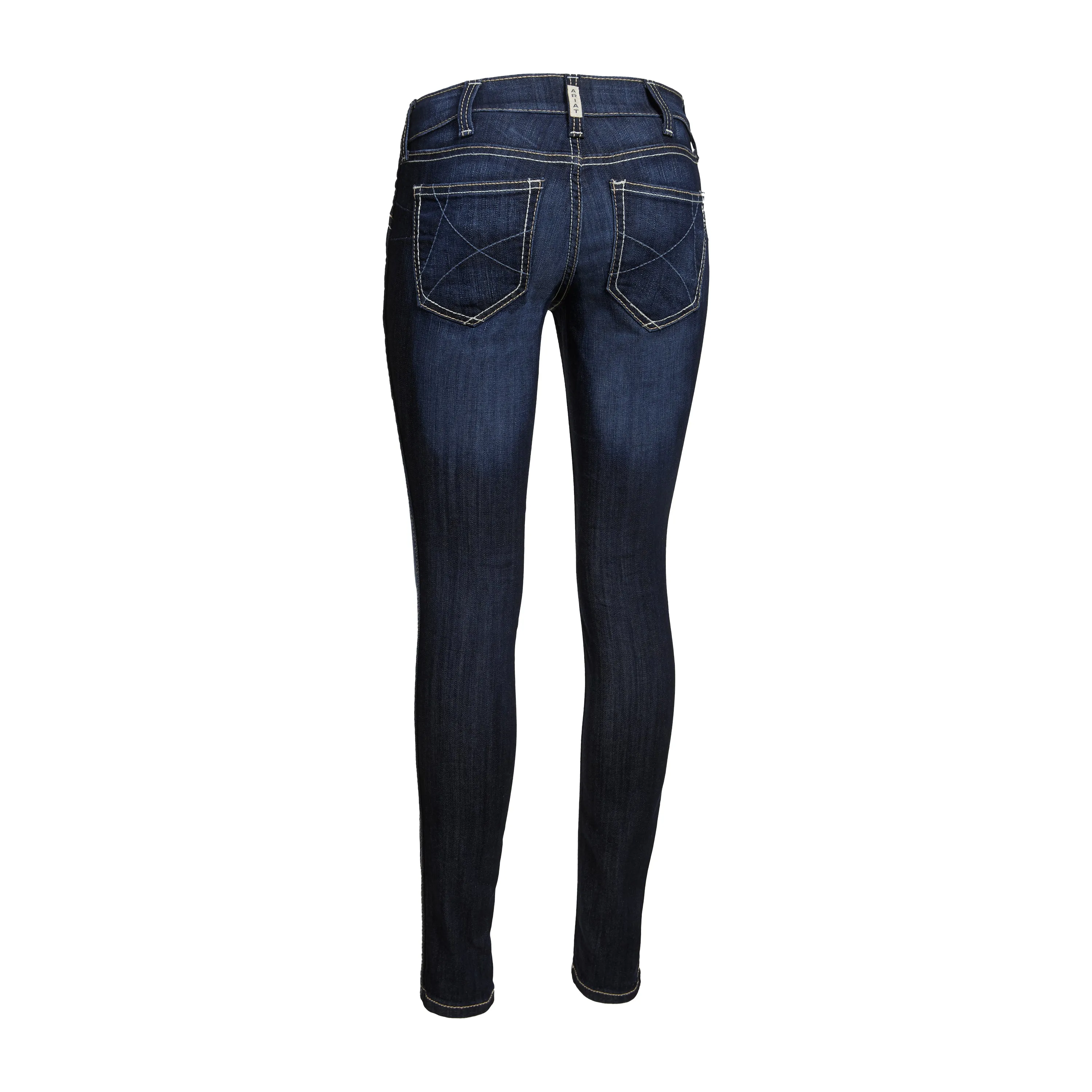 Ariat Ladies 10018357 R.E.A.L Mid Rise Outseam Ella Skinny Jeans