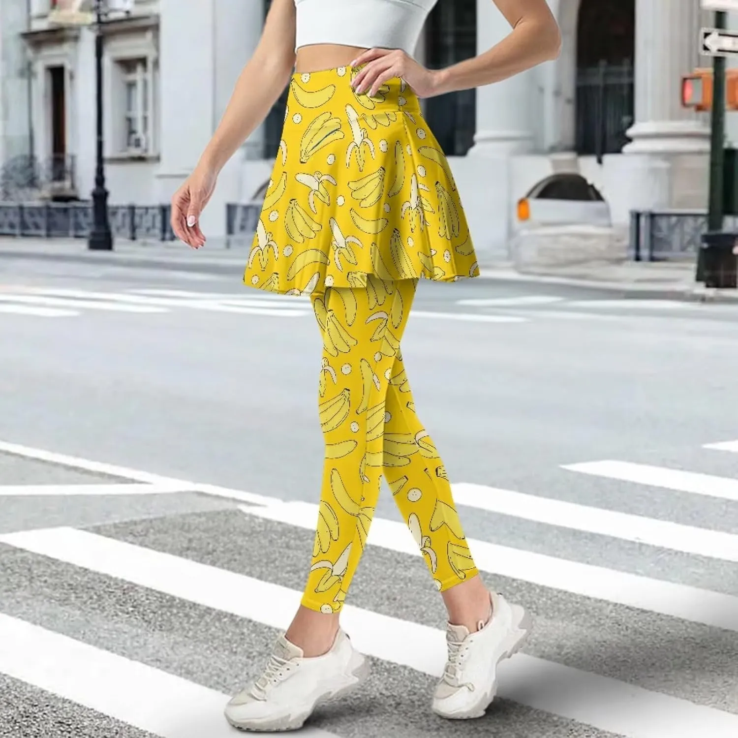 Athletic Skirt with Leggings Tennis Skirted Legging for Women with Pocket for Gym Yoga XS-3XL