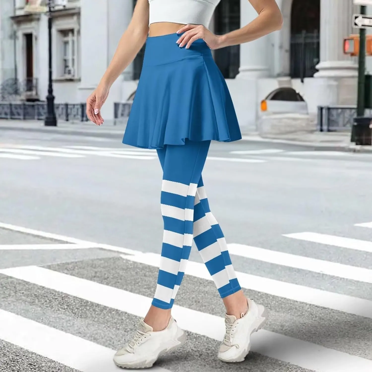 Athletic Skirt with Leggings Tennis Skirted Legging for Women with Pocket for Gym Yoga XS-3XL