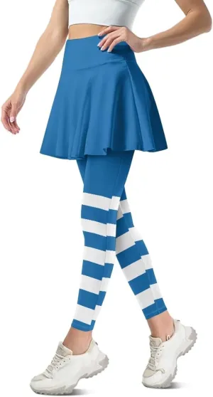 Athletic Skirt with Leggings Tennis Skirted Legging for Women with Pocket for Gym Yoga XS-3XL