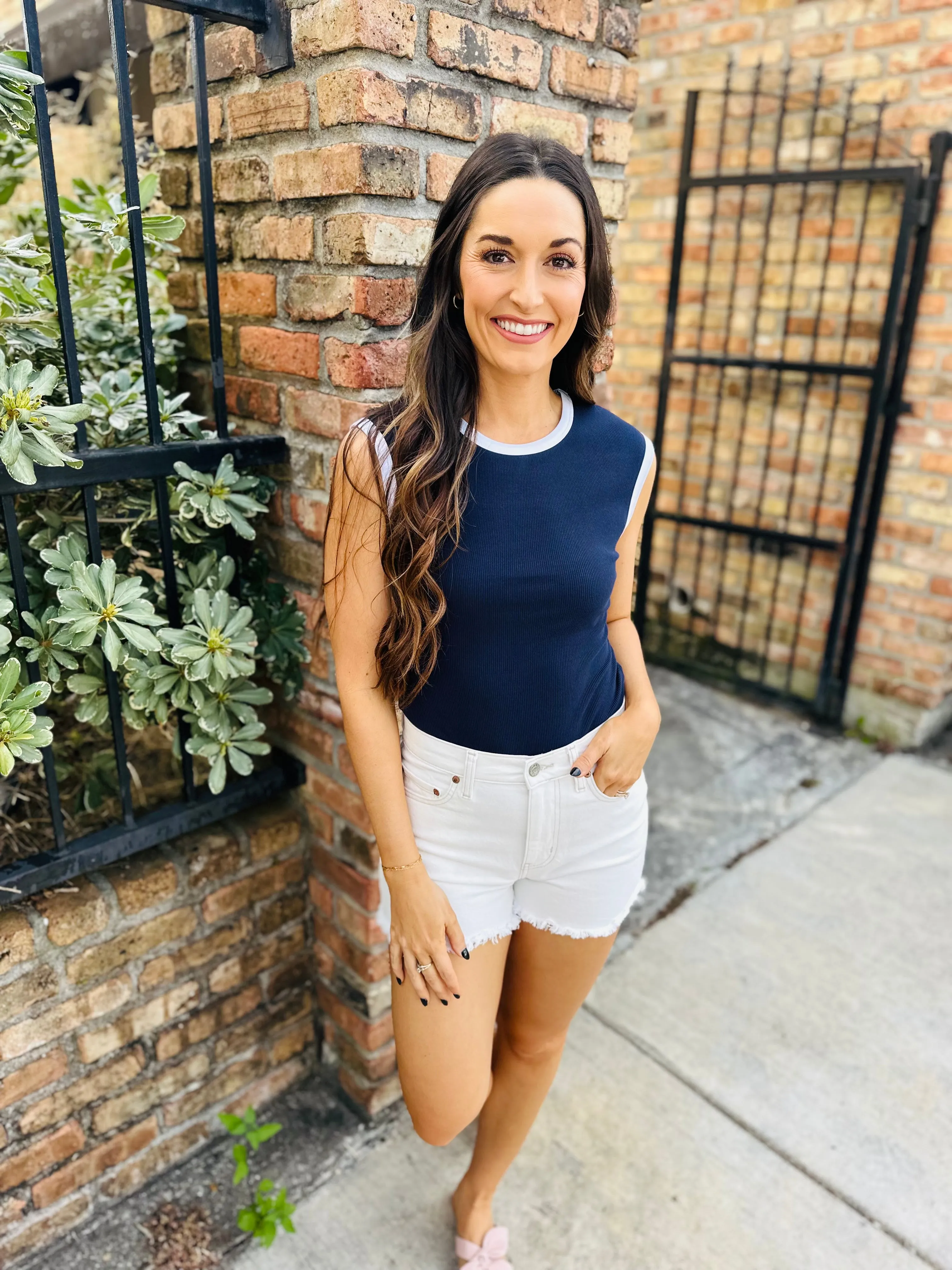 Aubree Bodysuit- Navy