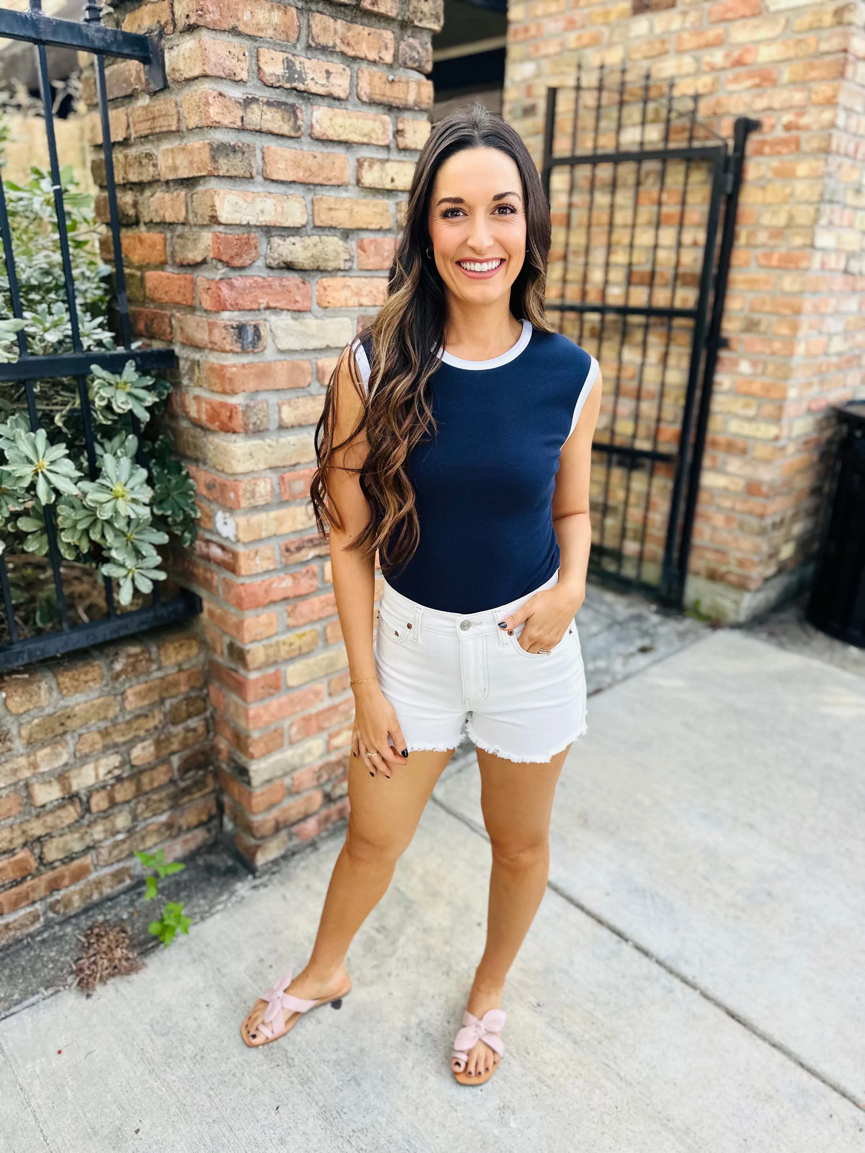 Aubree Bodysuit- Navy