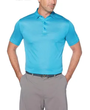 Big & Tall Denim Jacquard Polo