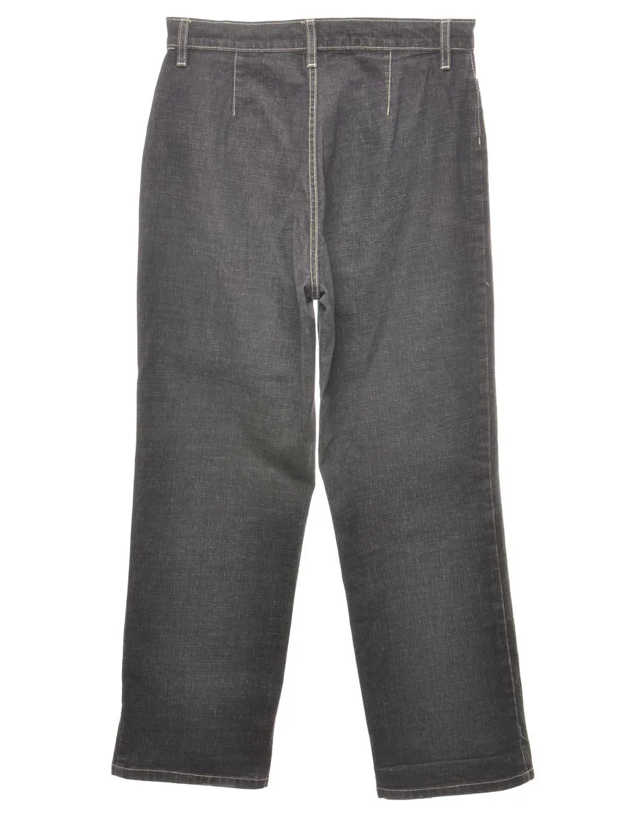 Black High-Waist Jeans - W29 L29