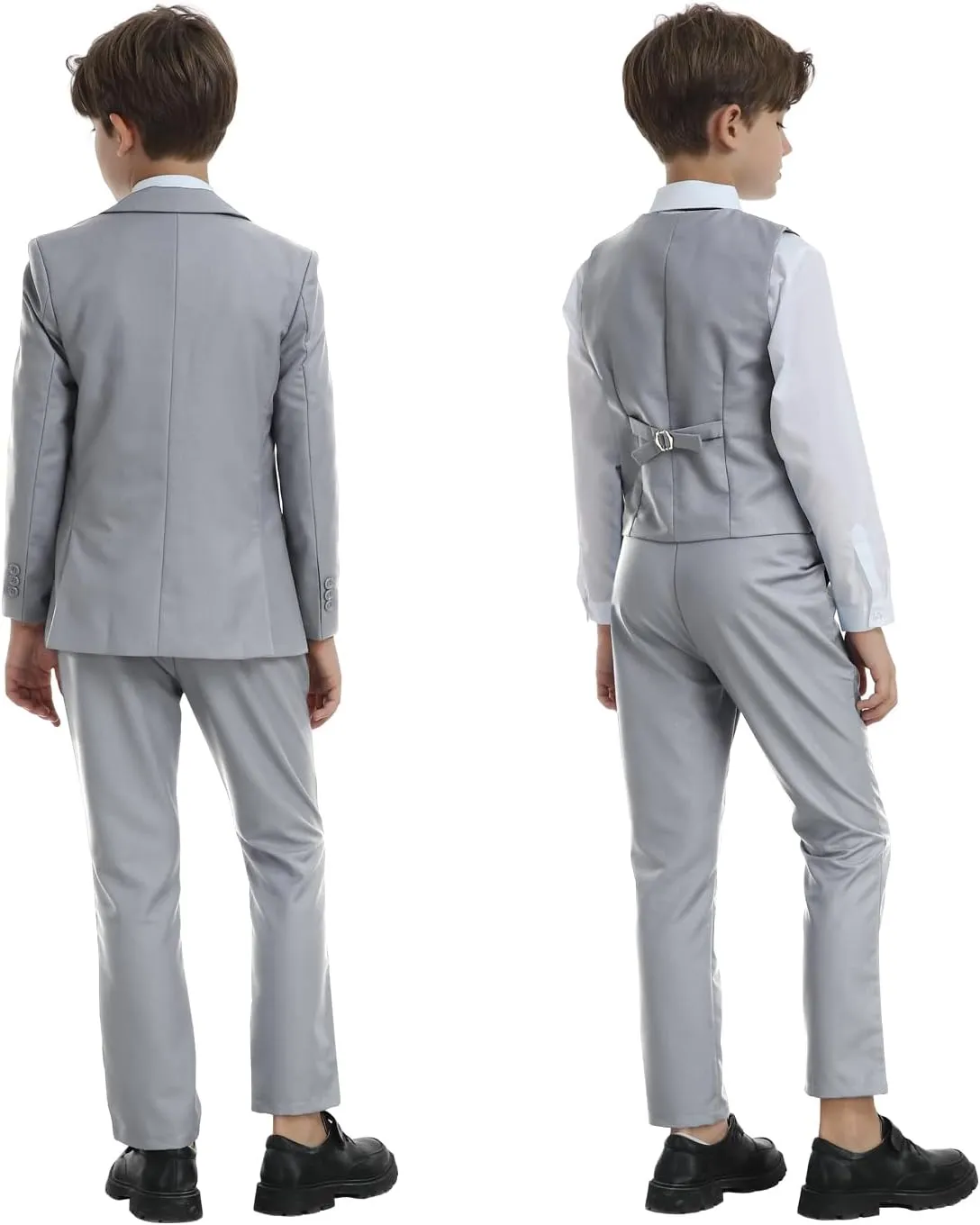 Boys Suits for Kids Toddler Tuxedo Boys' Formal Suit Set Slim Fit Wedding Ring Bearer Outfit