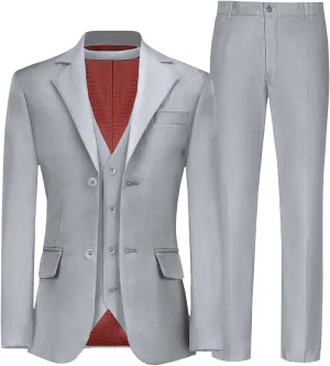 Boys Suits for Kids Toddler Tuxedo Boys' Formal Suit Set Slim Fit Wedding Ring Bearer Outfit