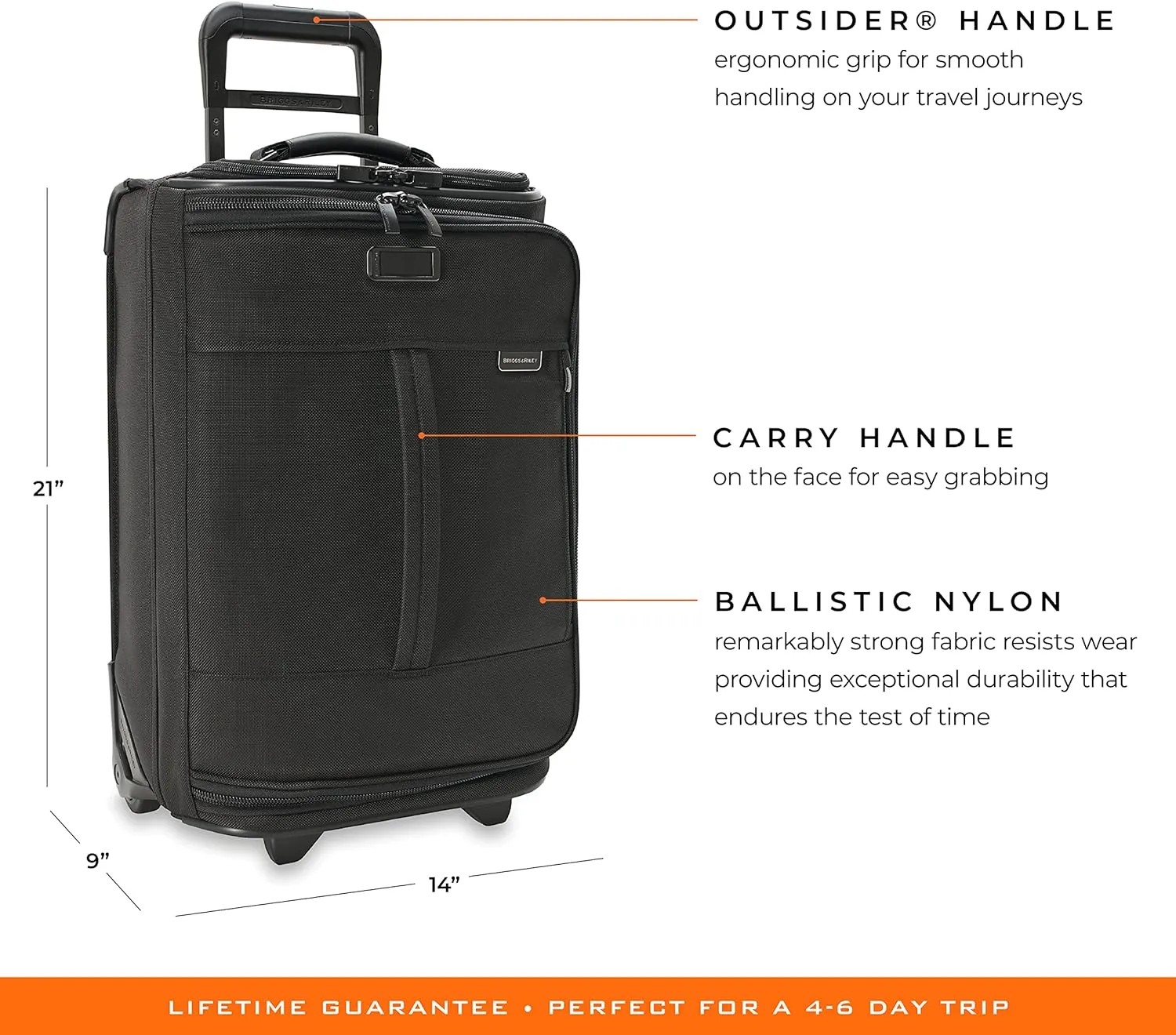 Briggs & Riley Travel Duffel Bag - Weekender & Overnight Luggage for Women & Men, Softside Bag