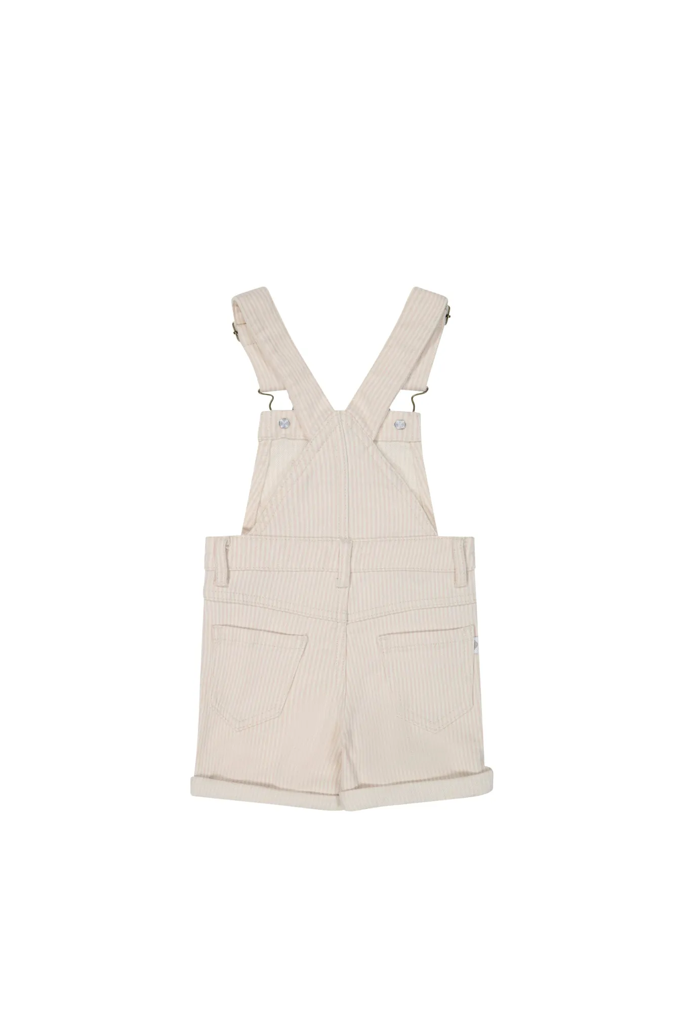 Chase Short Overall | Powder Pink/Egret