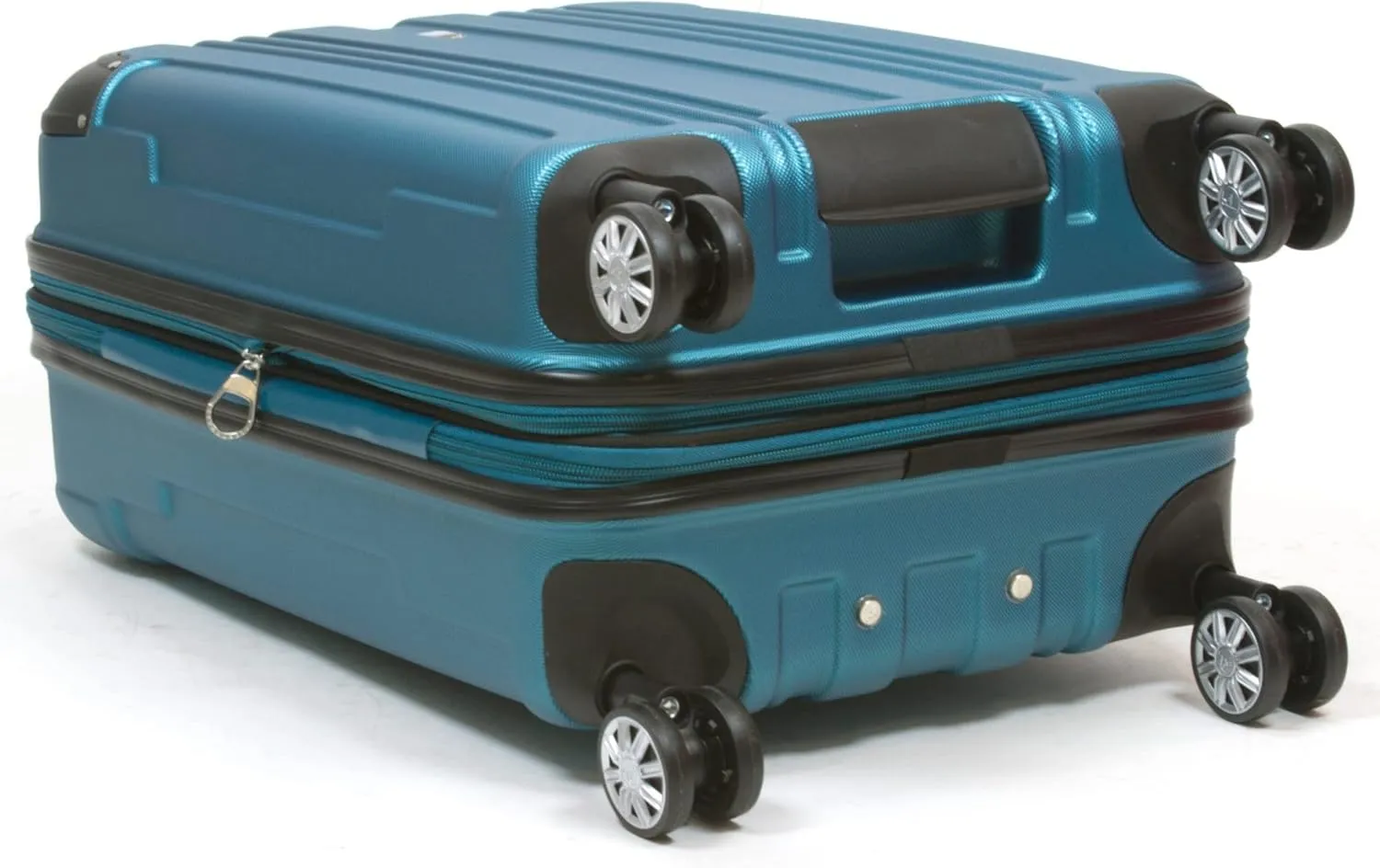 Dejuno Kingsley New Generation 3-Piece Hardside Spinner Luggage Set, Turquoise, Small, Medium, Large