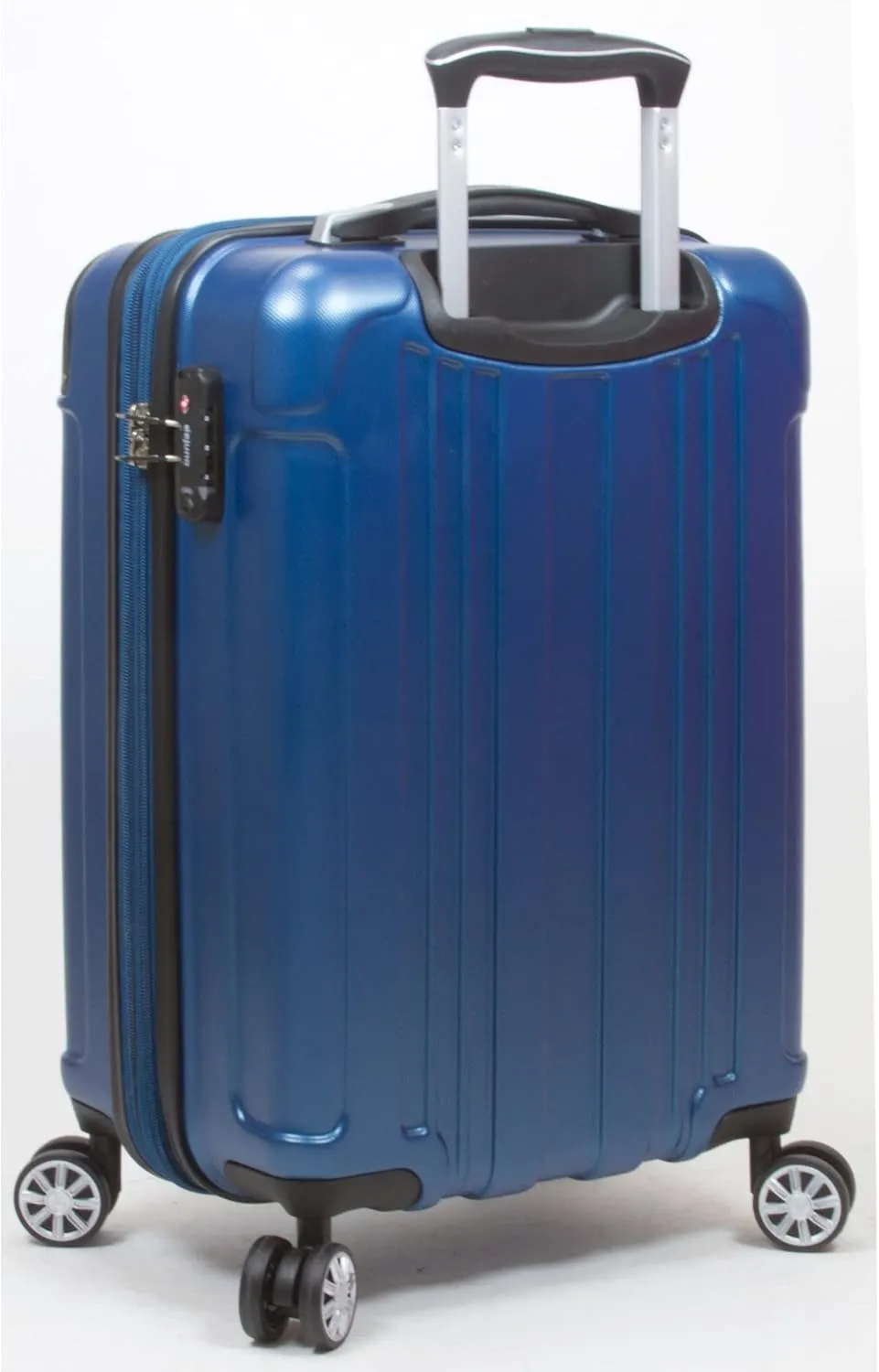 Dejuno Kingsley New Generation Hardside Spinner Luggage, Blue, 3-Piece Set
