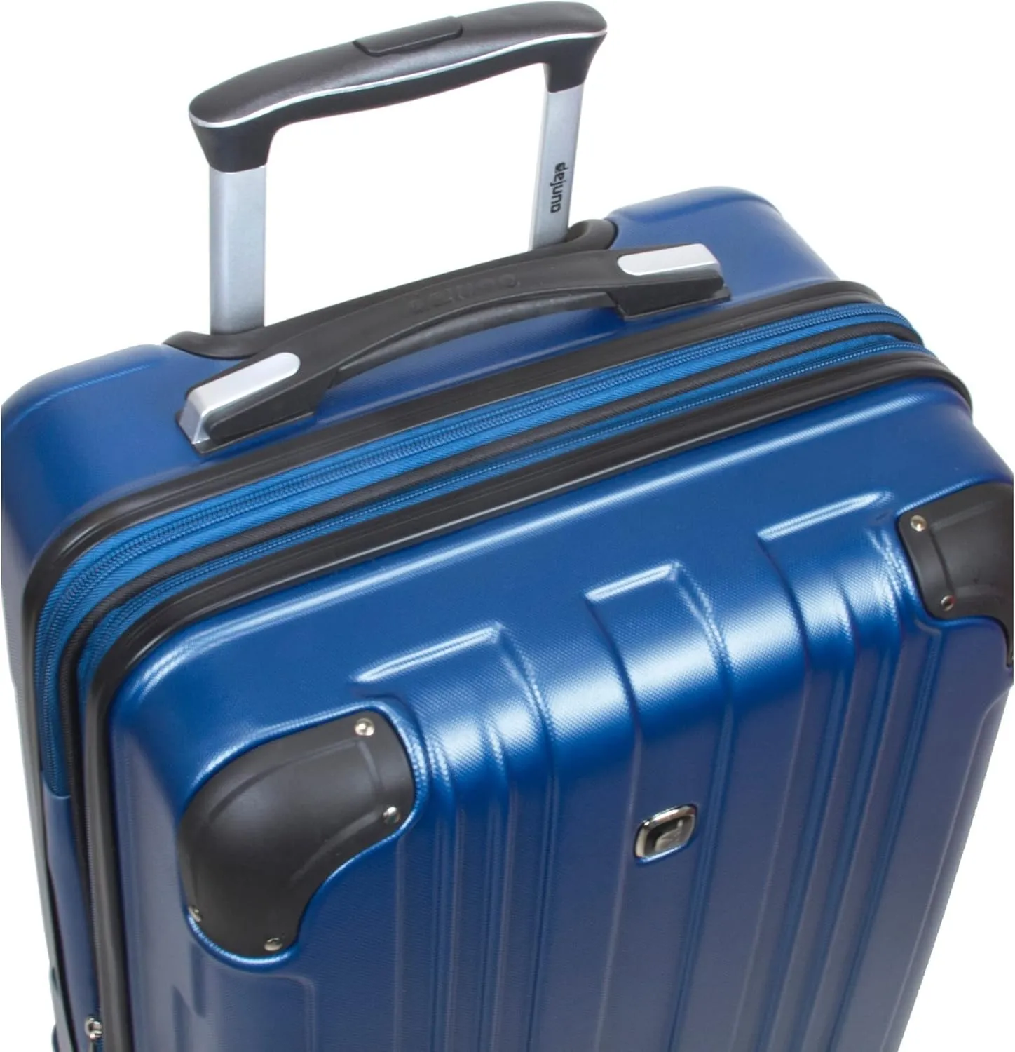 Dejuno Kingsley New Generation Hardside Spinner Luggage, Blue, 3-Piece Set