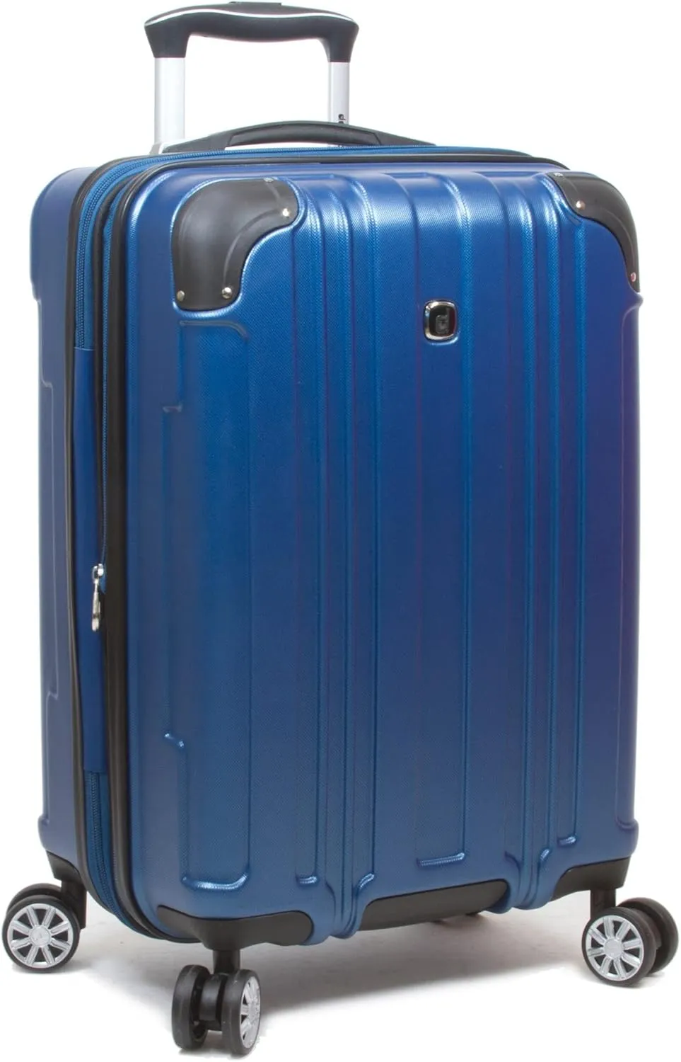 Dejuno Kingsley New Generation Hardside Spinner Luggage, Blue, 3-Piece Set