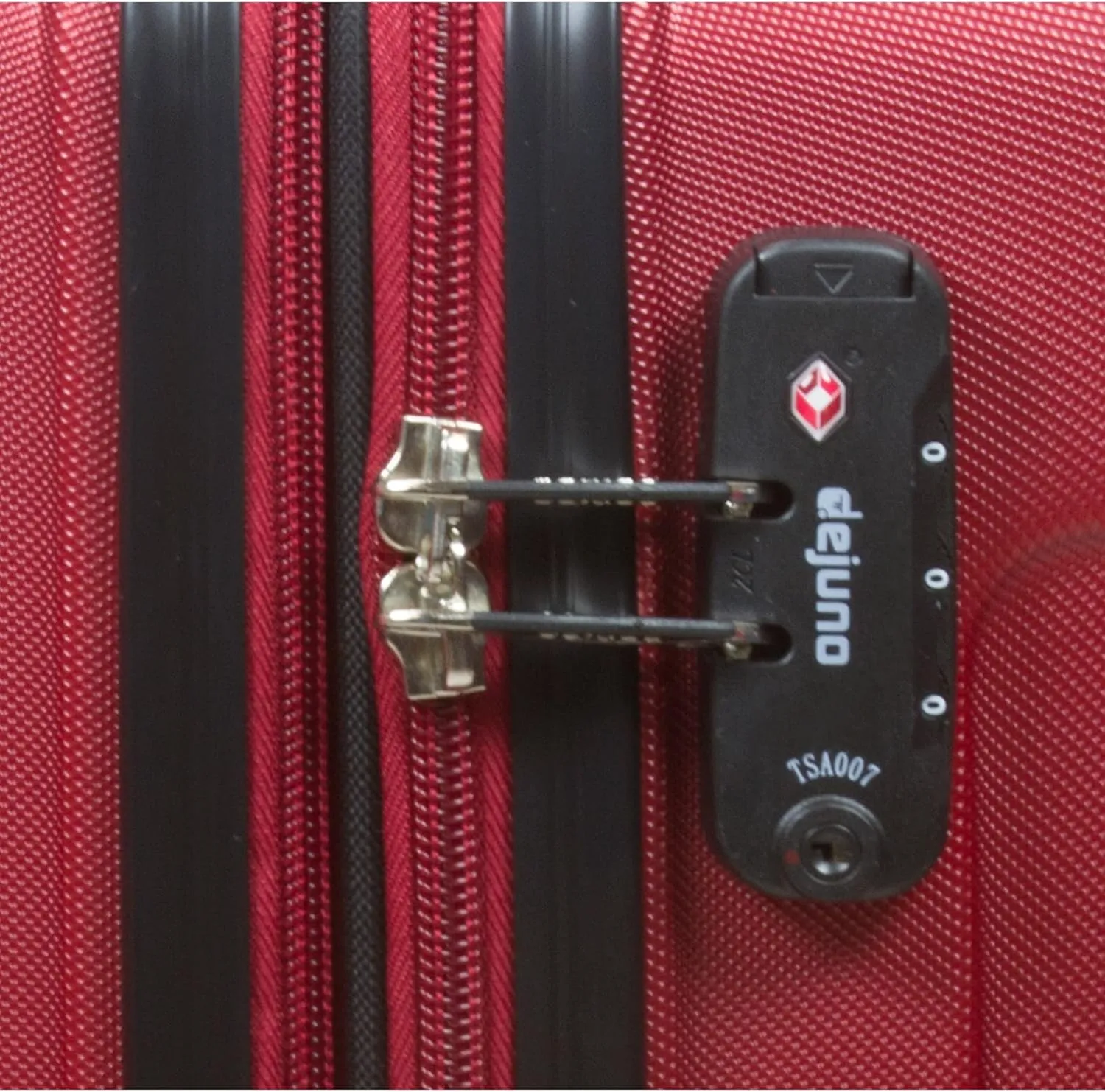 Dejuno Kingsley New Generation Hardside Spinner Luggage, Burgundy, 3-Piece Set