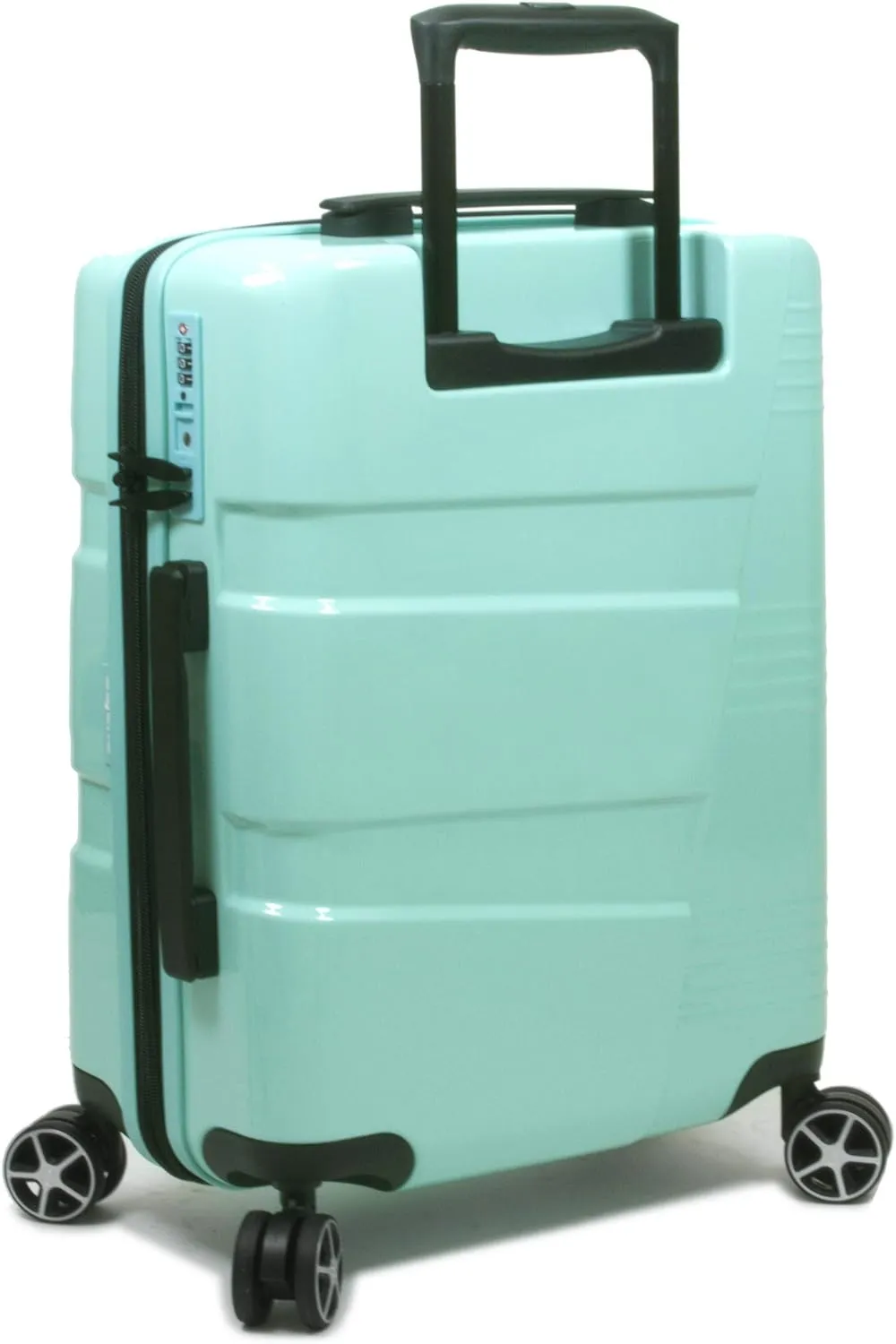 Dejuno Lumos New Generation Hardside Expandable Spinner Luggage, Sky Blue, 3-Piece Set