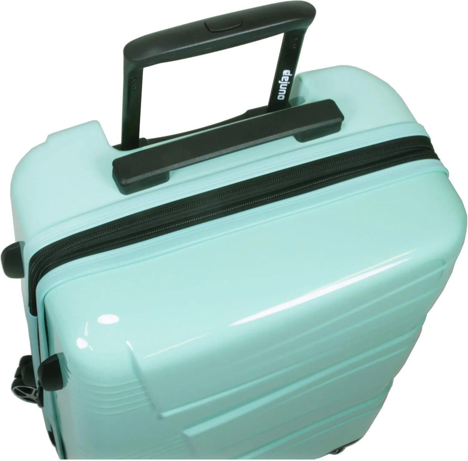 Dejuno Lumos New Generation Hardside Expandable Spinner Luggage, Sky Blue, 3-Piece Set