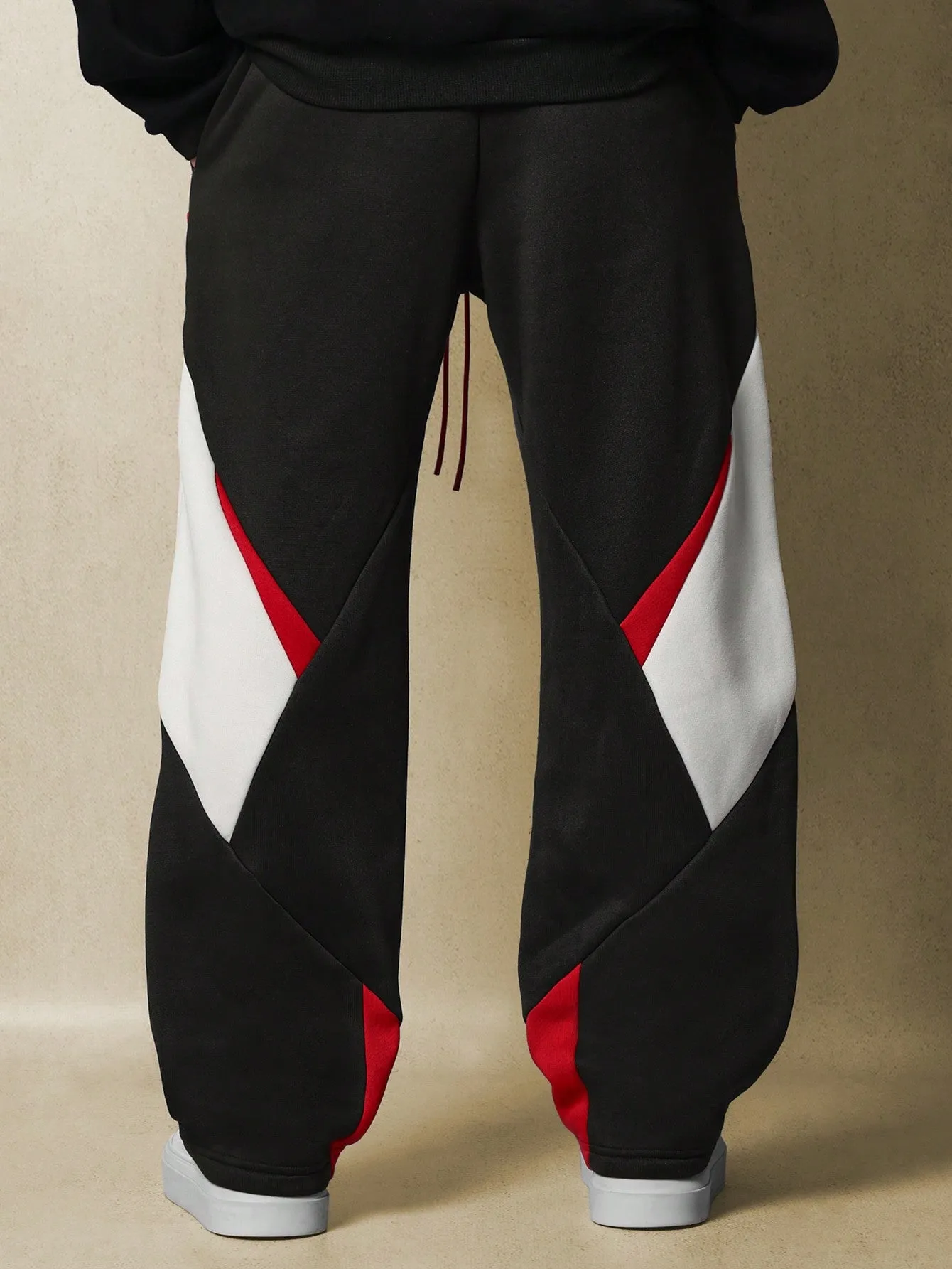 Drop Crotch Colour Block Sweatpatns
