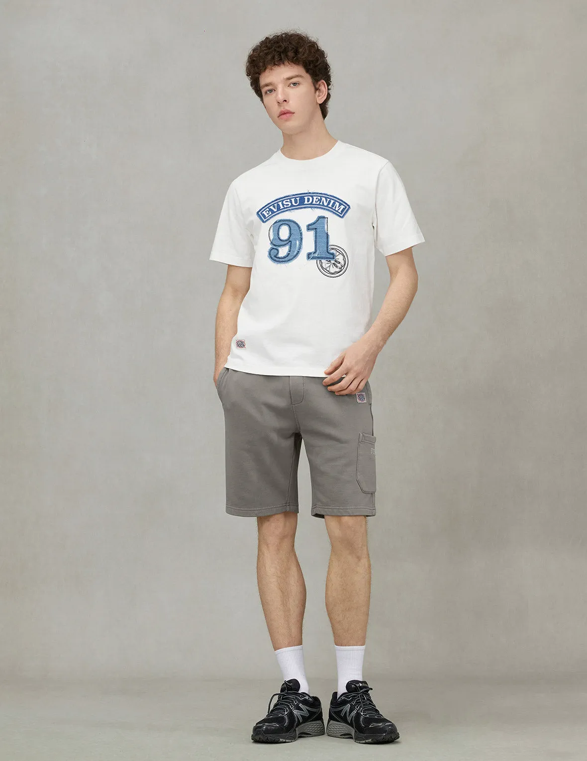 Godhead Print Relax Fit Sweat Shorts