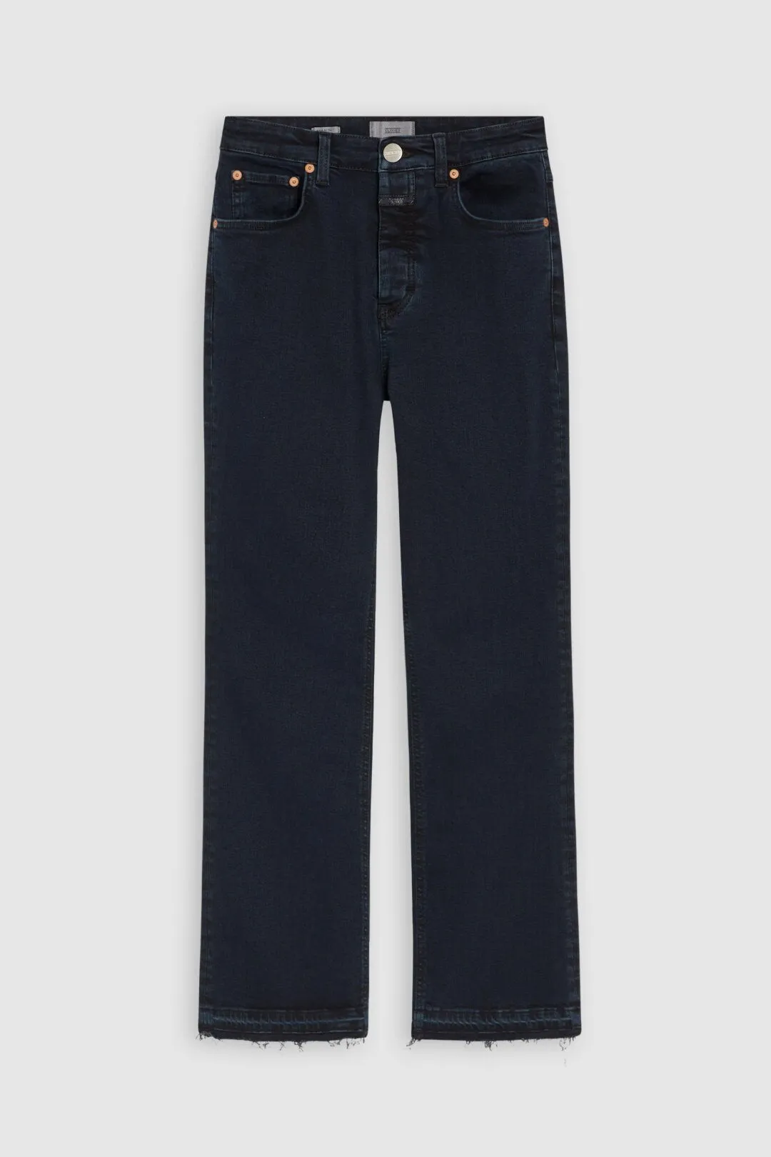 Hi-Sun High Waisted Crop Jean - Blue/ Black