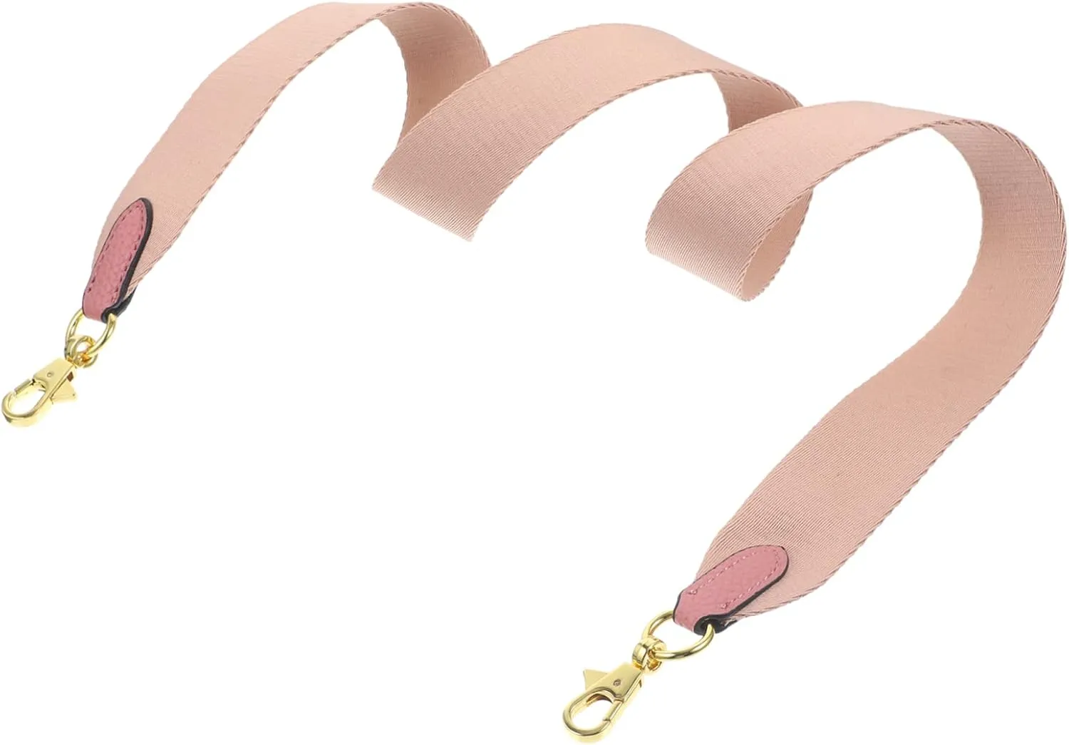 HOODANCOS Bucket Bag Shoulder Strap Replacement Women's Waist Bag for Purses Cotton Canvas DIY Bag Strap Dark Pink 19 Colors