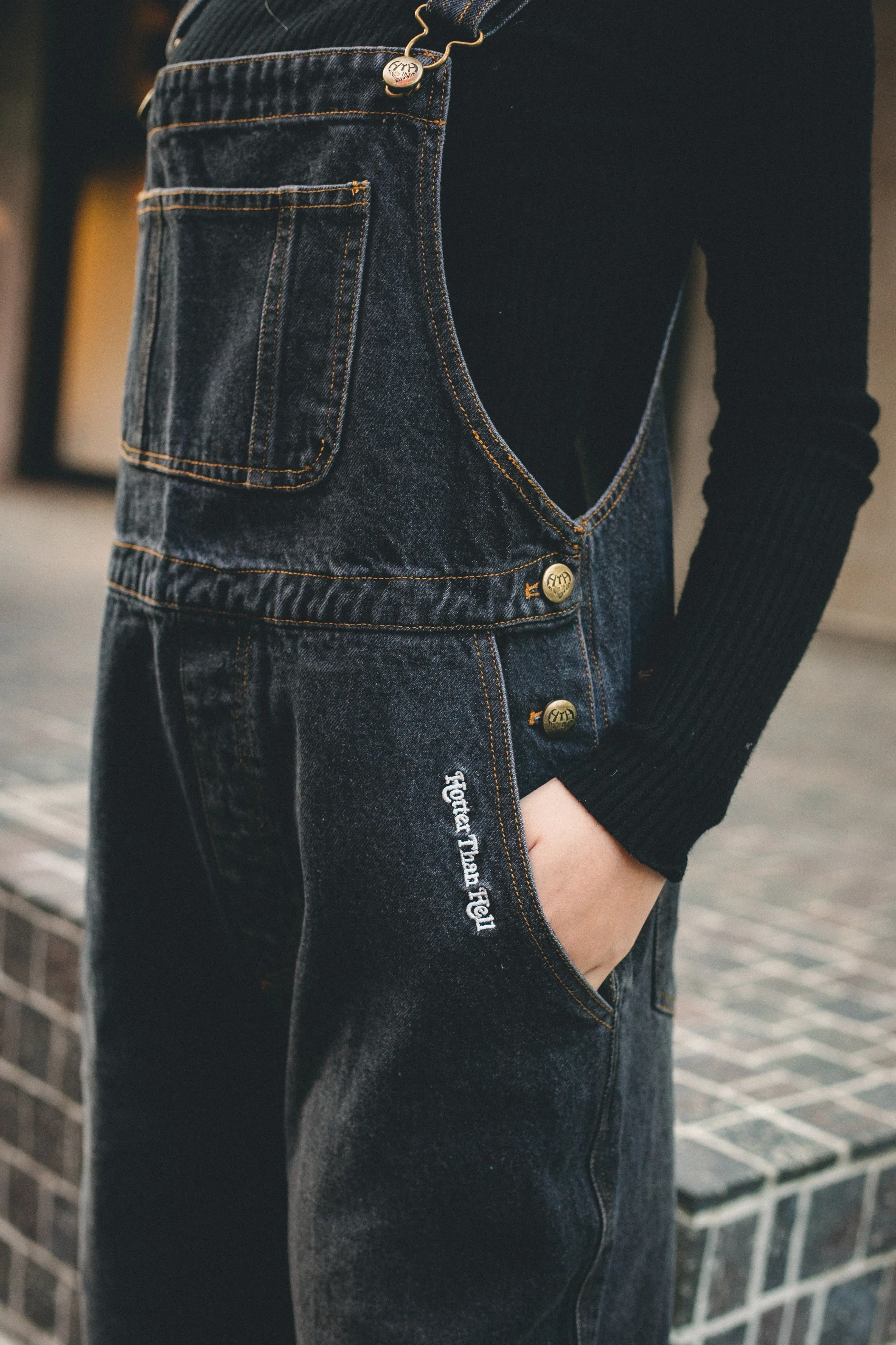 HTH denim overalls