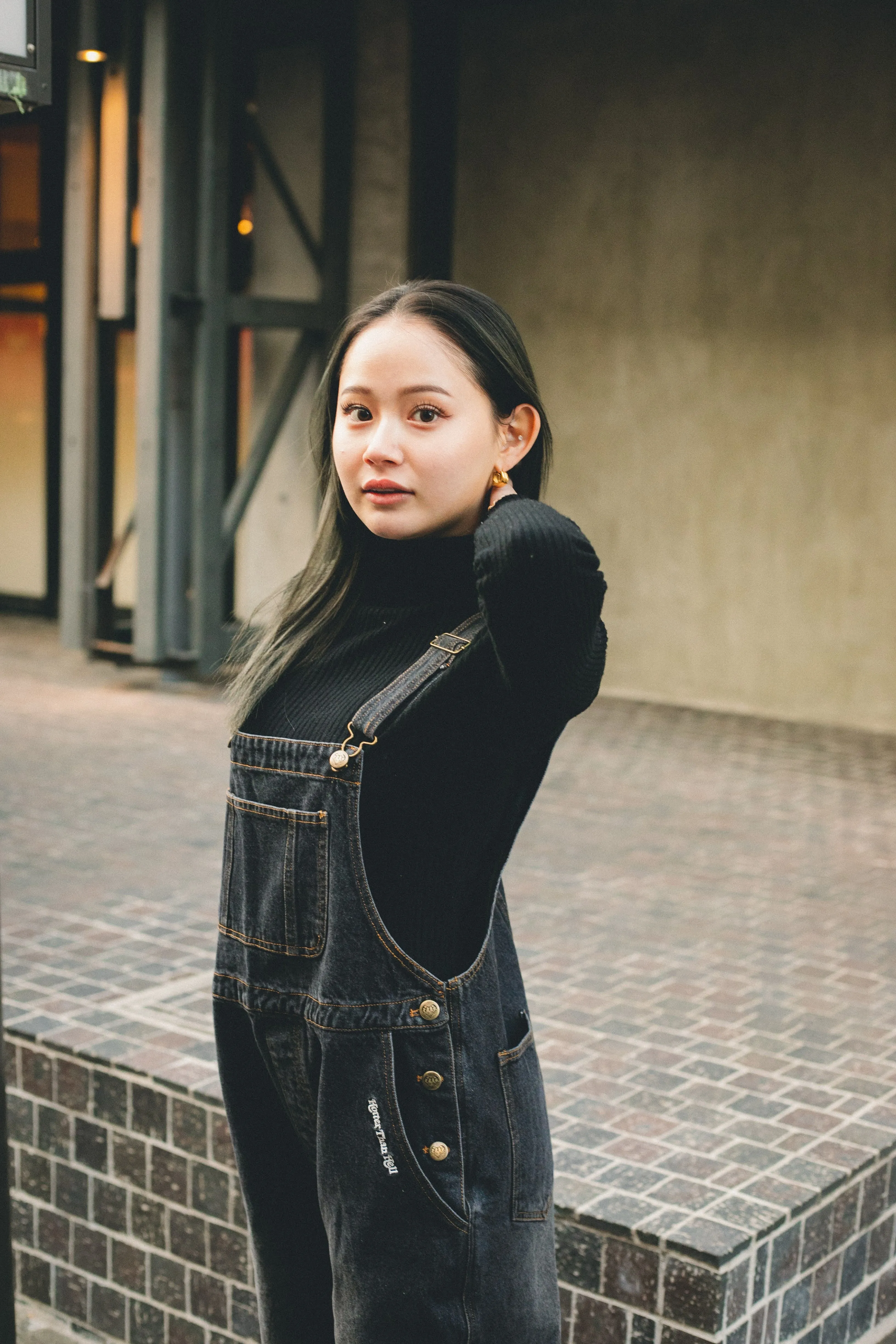 HTH denim overalls