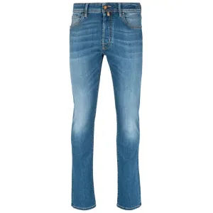 Jacob Cohen Elegant Slim Fit Light Blue Denim