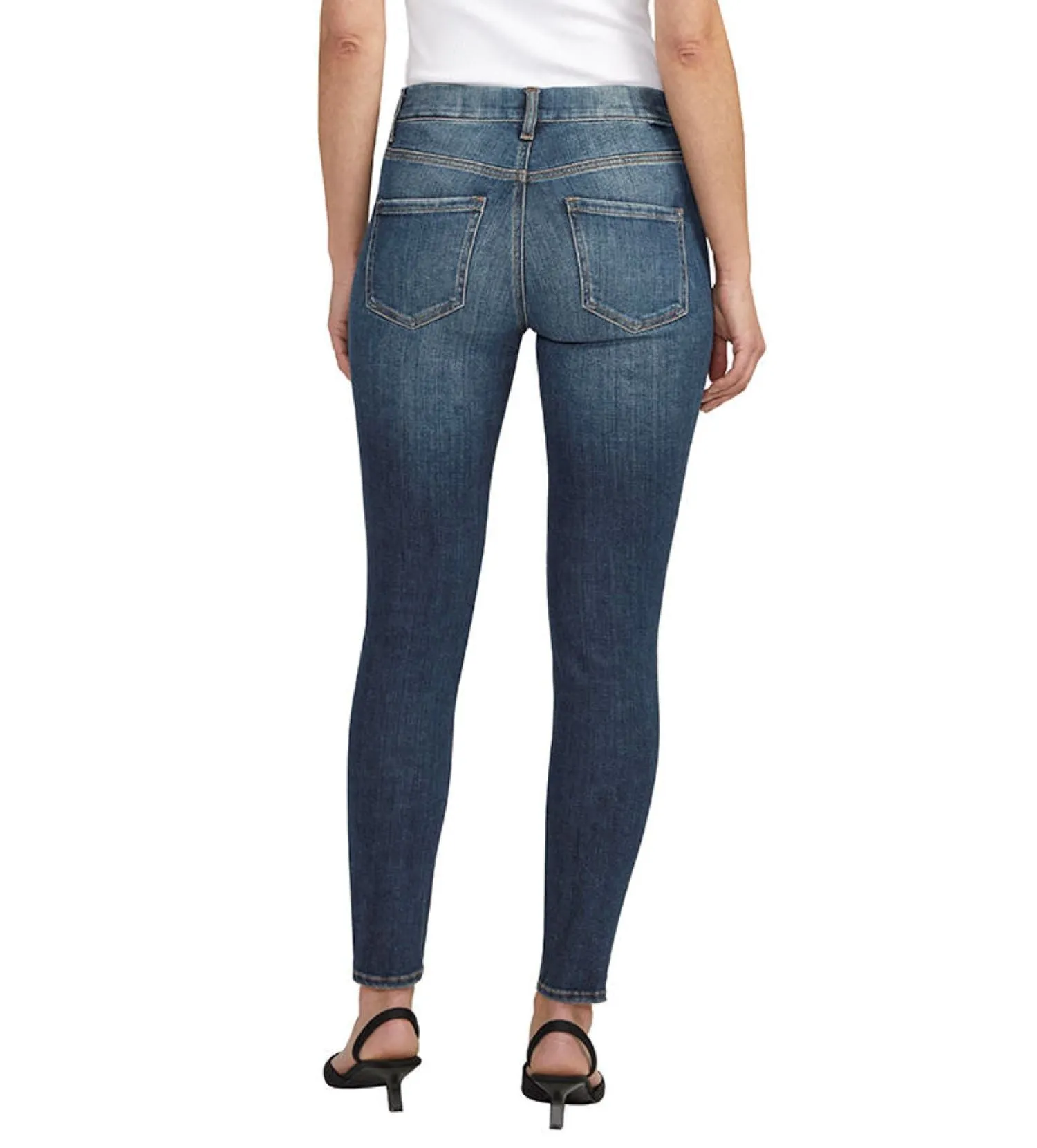 Jag Mid Rise Maya Skinny Pull On Jean In Night Flight Blue