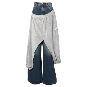 JOGGER  JEANS / LIGHT WASH/GREY