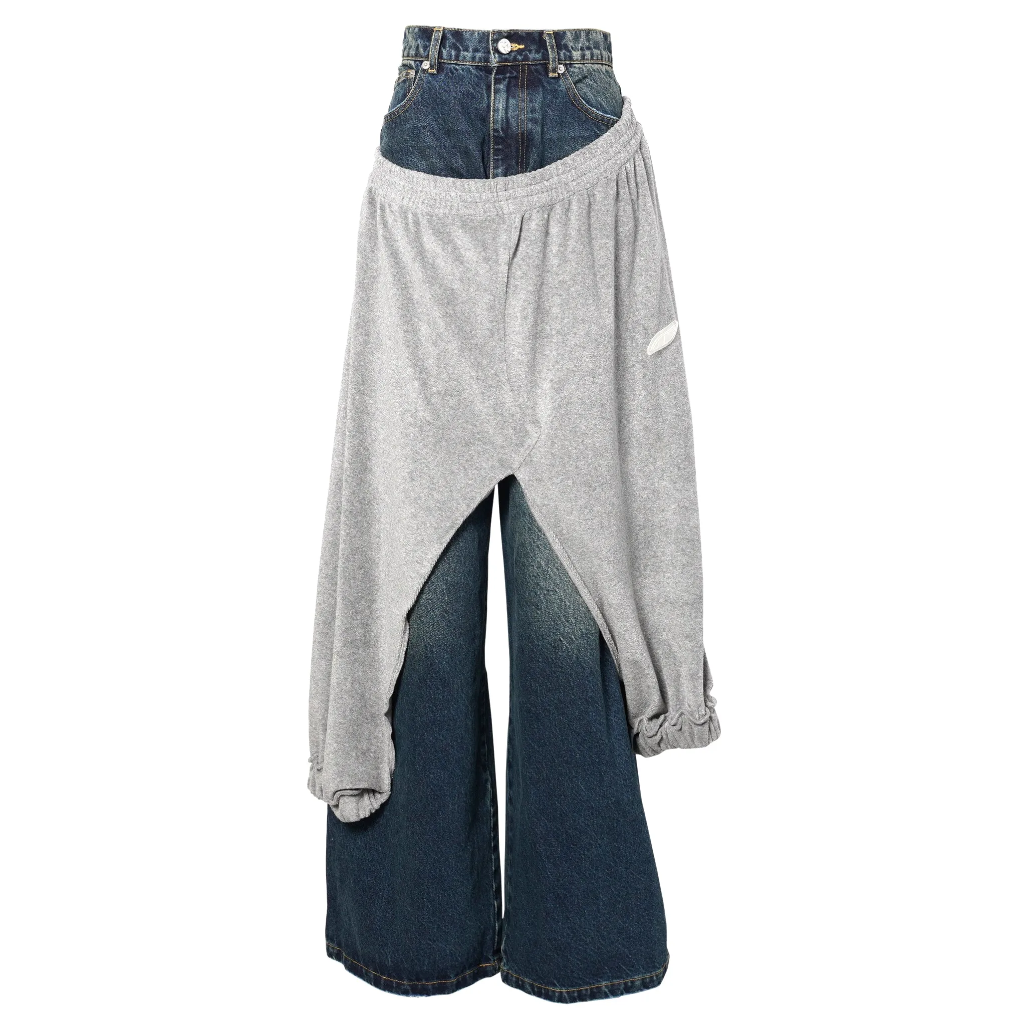 JOGGER  JEANS / LIGHT WASH/GREY