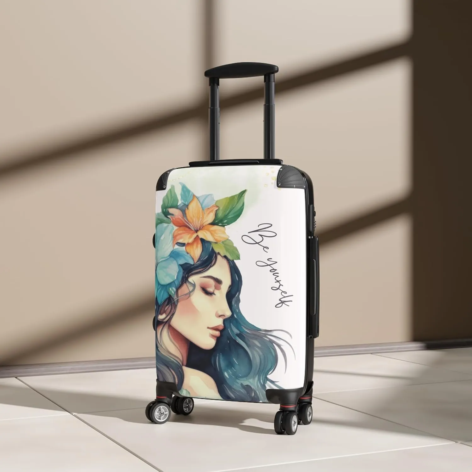 June in Color Resonance  Lightweight, Durable Hard-Shell Luggage with 360 Spinner Wheels & Secure Lock for Smooth Travel