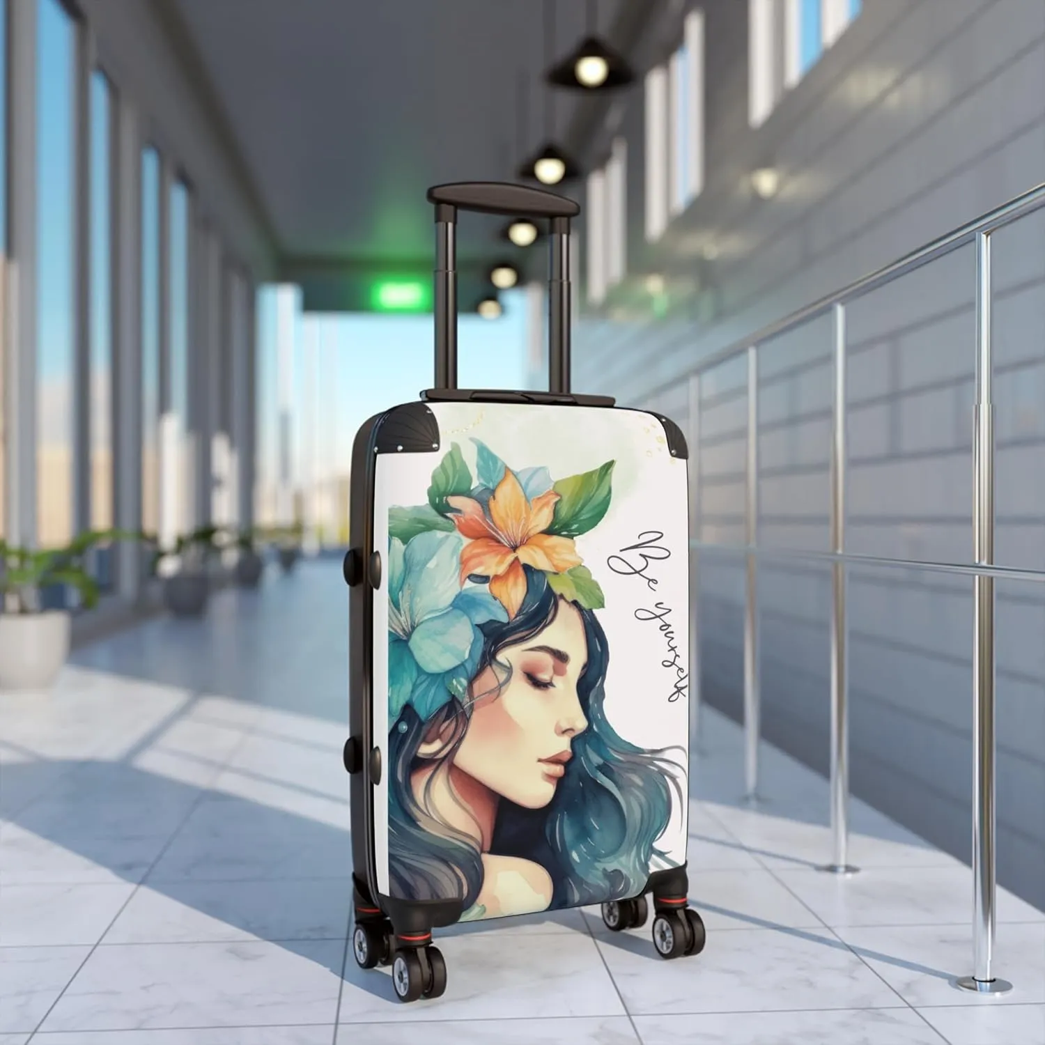 June in Color Resonance  Lightweight, Durable Hard-Shell Luggage with 360 Spinner Wheels & Secure Lock for Smooth Travel