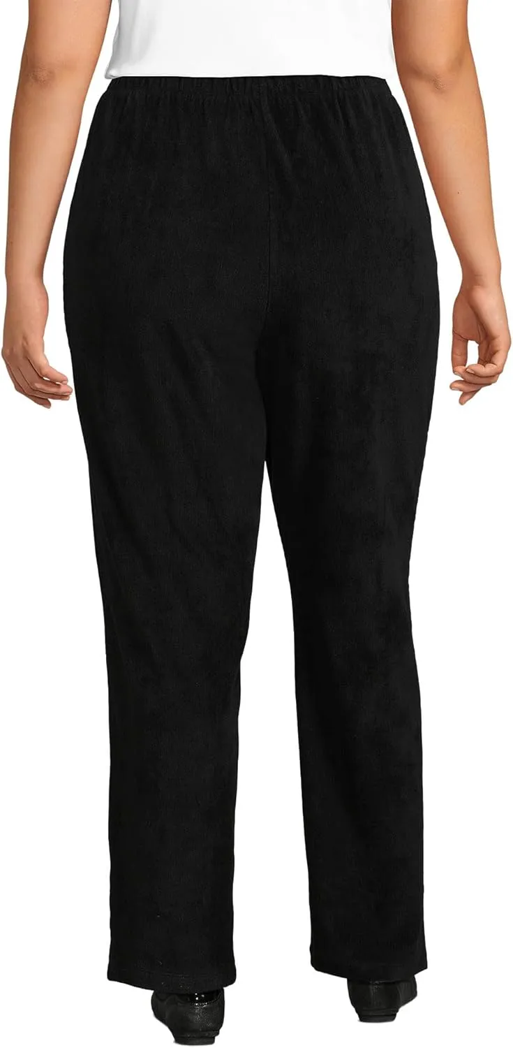 Lands' End Women's Sport Knit High Rise Corduroy Pants