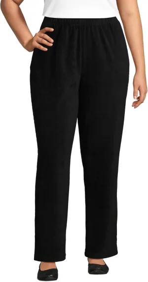 Lands' End Women's Sport Knit High Rise Corduroy Pants
