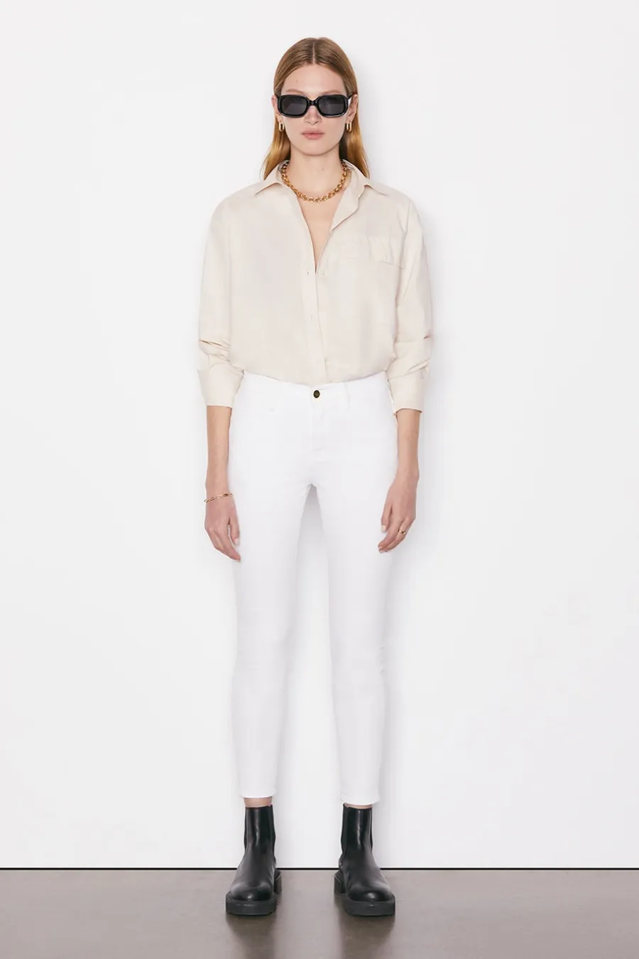 Le High Skinny Blanc