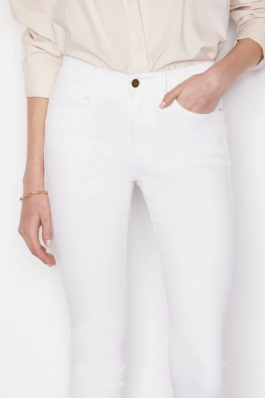 Le High Skinny Blanc