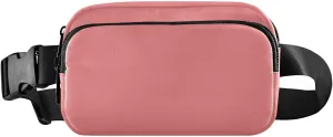 Light Coral Belt Bags Small Waist Pouch Everywhere Belt Bag with Adjustable Strap