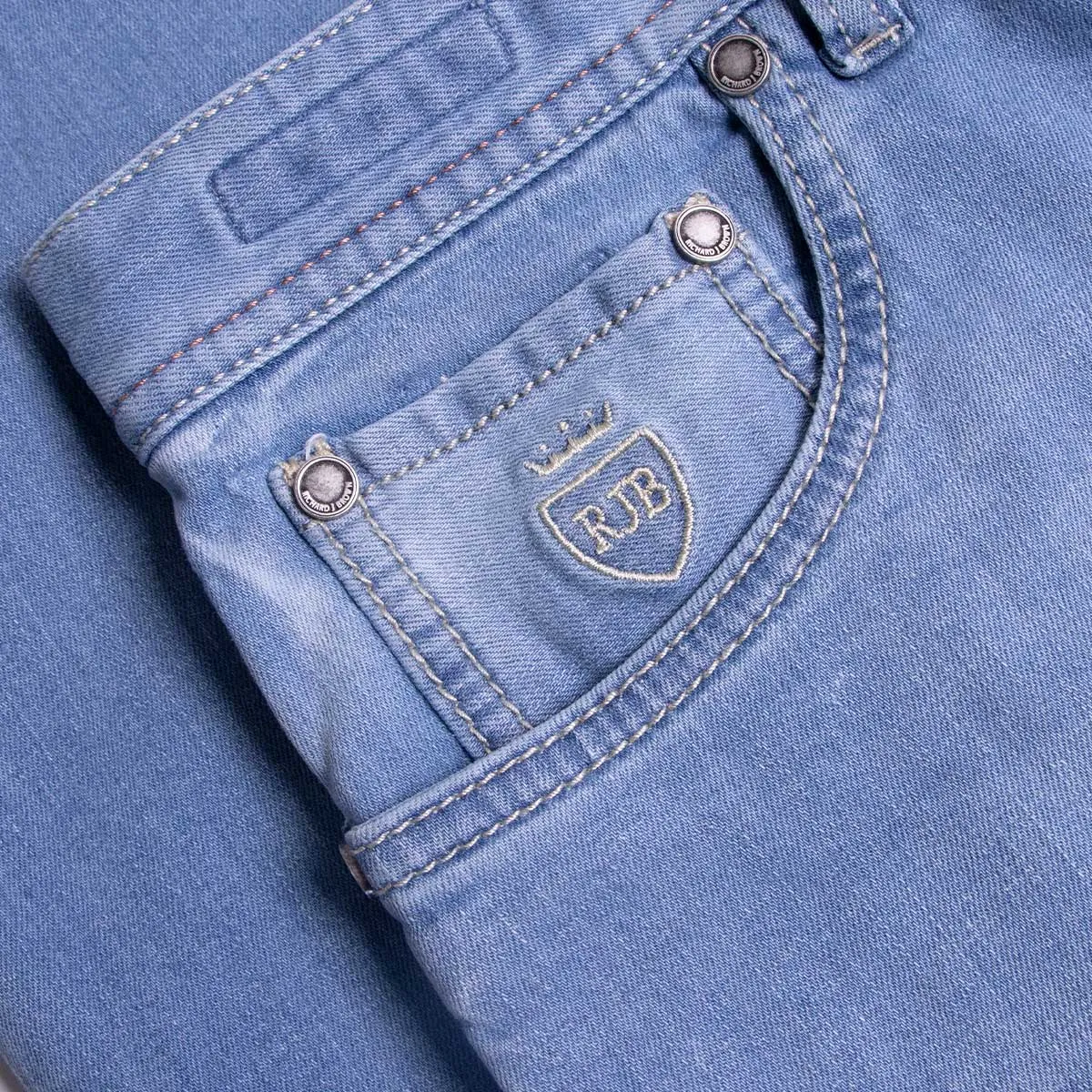 Light Wash Distressed ‘Tokyo’ Denim Jeans