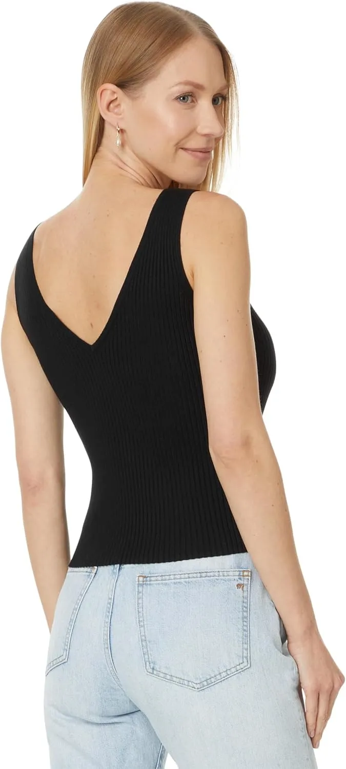 Madewell womens Cate Button Front Rib Tank