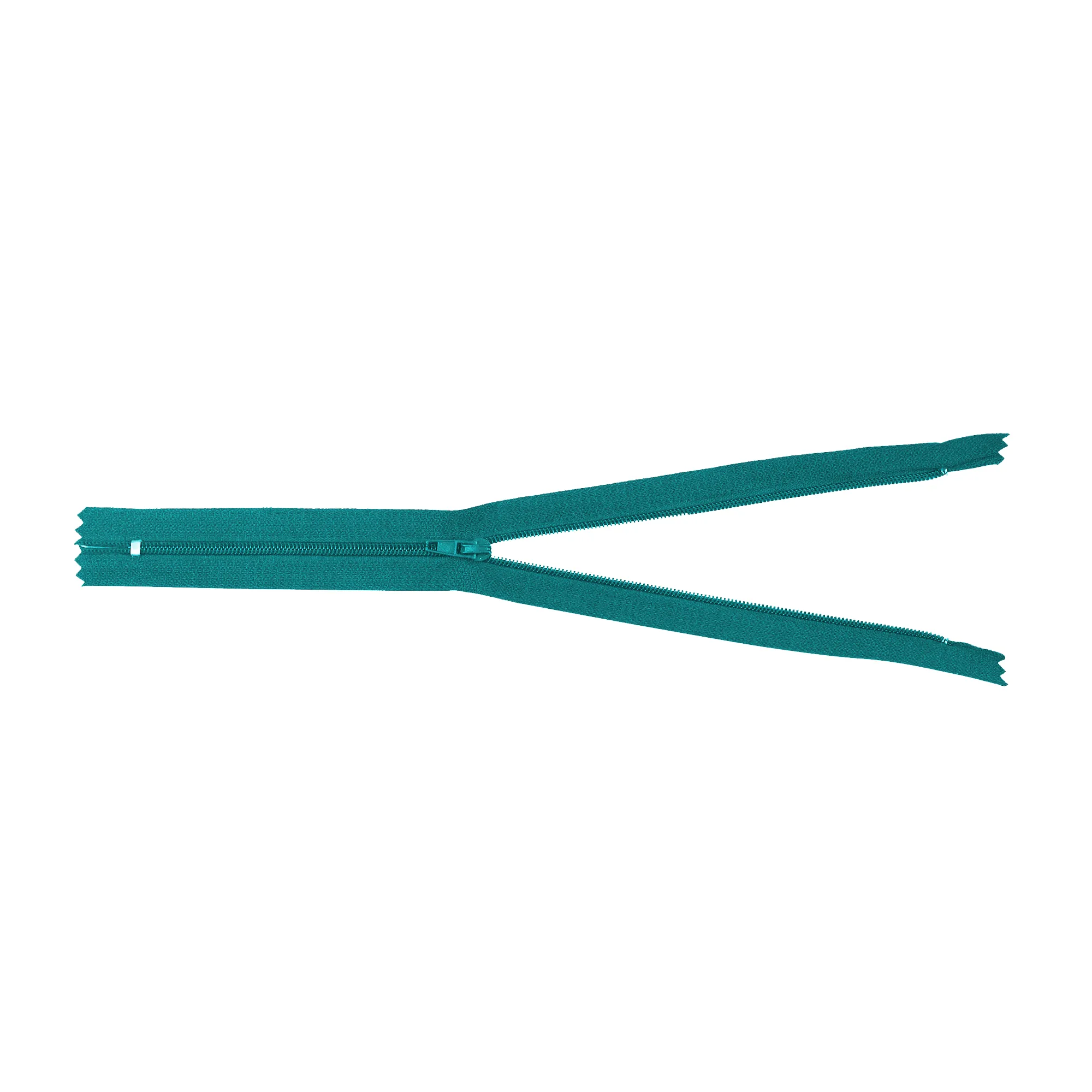 Mandala Crafts Teal Nylon Zippers for Sewing Zipper in Bulk - Teal Zippers Sewing Supplies - Teal Sewing Zippers for Tailor Zipper Replacement