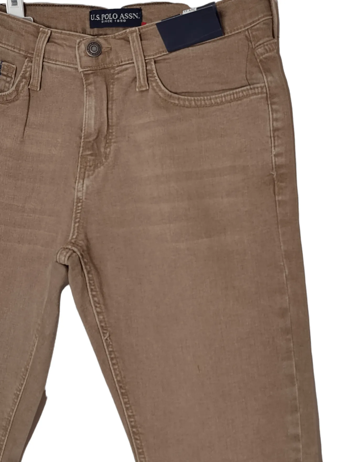 Men Polo Pants (Slim-Fit) - Cafe/Beige