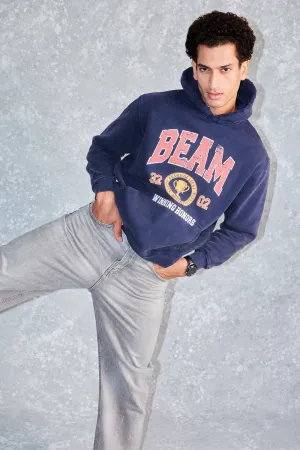 Men's Acid Wash Beam Heavyweight Hoodie