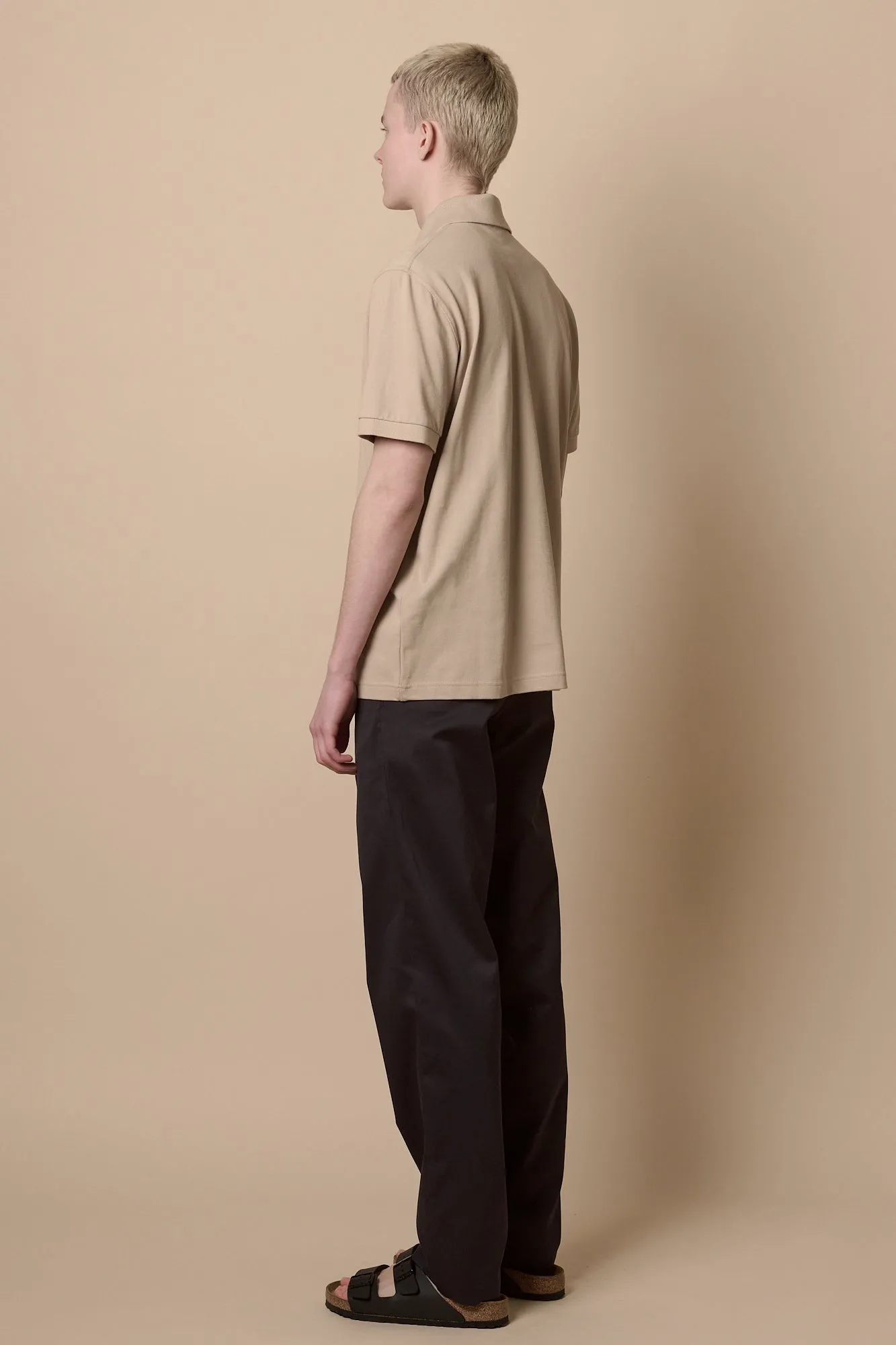 Men's Slim Heavyweight 100% Cotton Twill Chinos- Dark Navy
