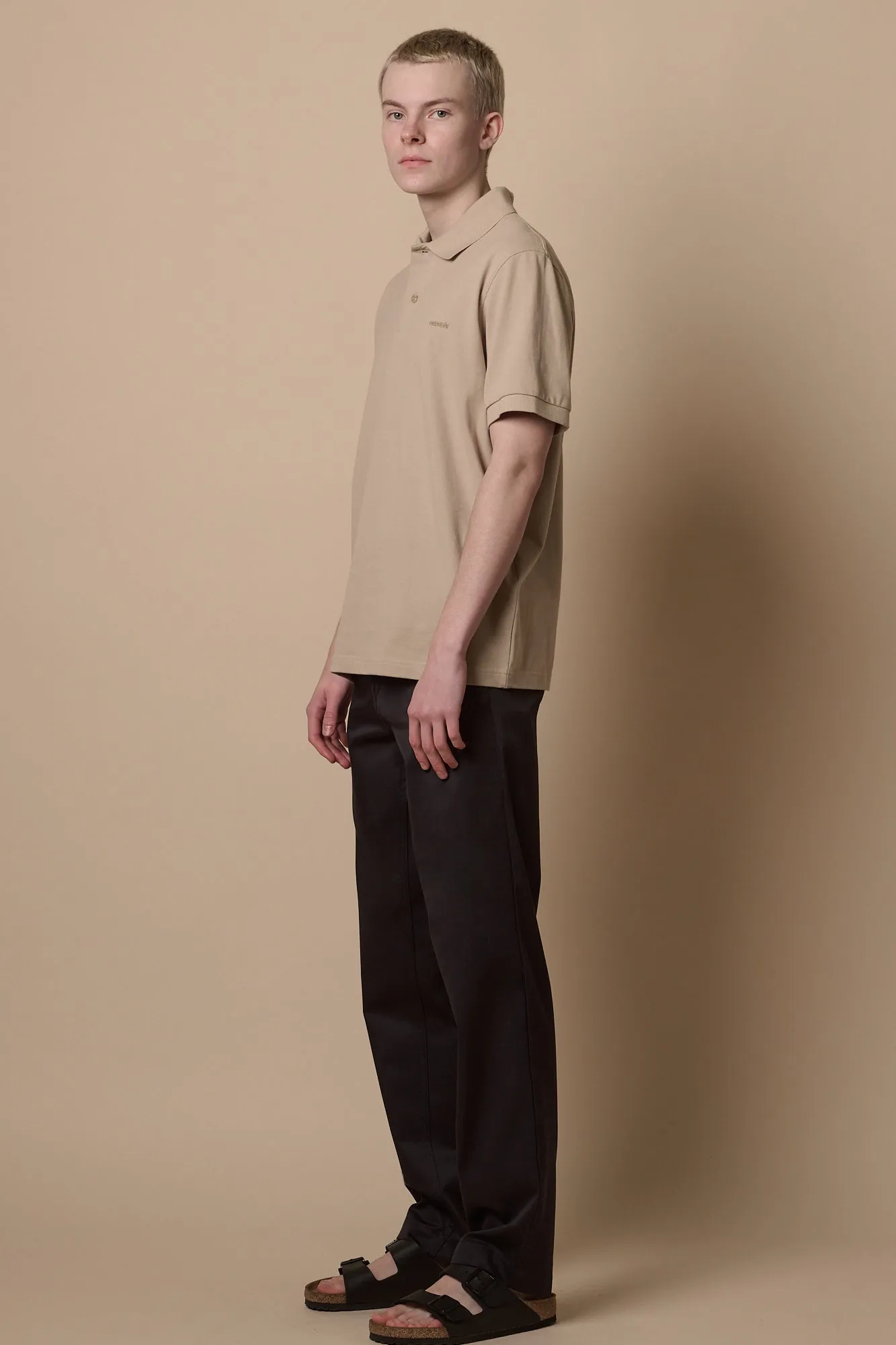 Men's Slim Heavyweight 100% Cotton Twill Chinos- Dark Navy