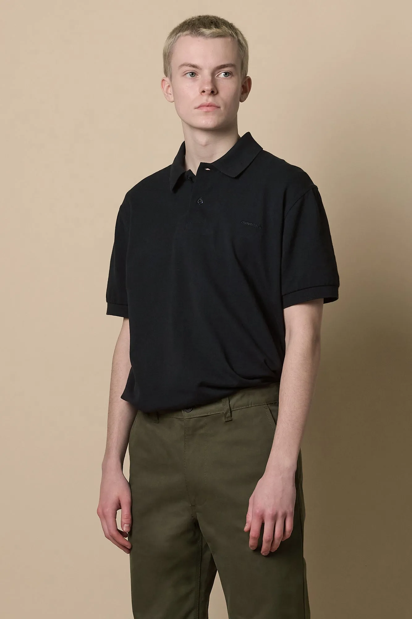 Men's Slim Heavyweight 100% Cotton Twill Chinos - Olive
