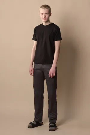 Men's Slim Lightweight Stretch Cotton Twill Chinos - Slate Grey